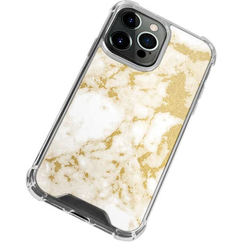 Basic Marble iPhone 14 Pro Clear Case